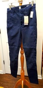 Gap sculpt navy twill pant size 10 Tall